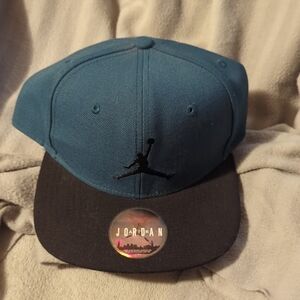 Jordan Dark Green and Black Snapback Hat